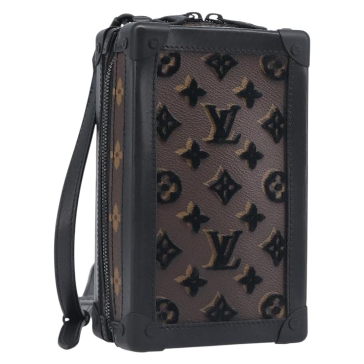 LOUIS VUITTON Monogram Tuftage Vertical Software Trunk Bag M45044 Auth 196052M