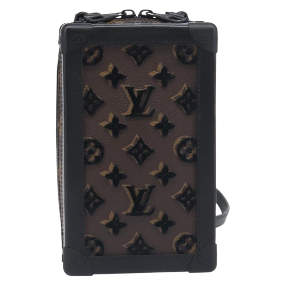 LOUIS VUITTON Monogram Tuftage Vertical Software Trunk Bag M45044 Auth 196052M