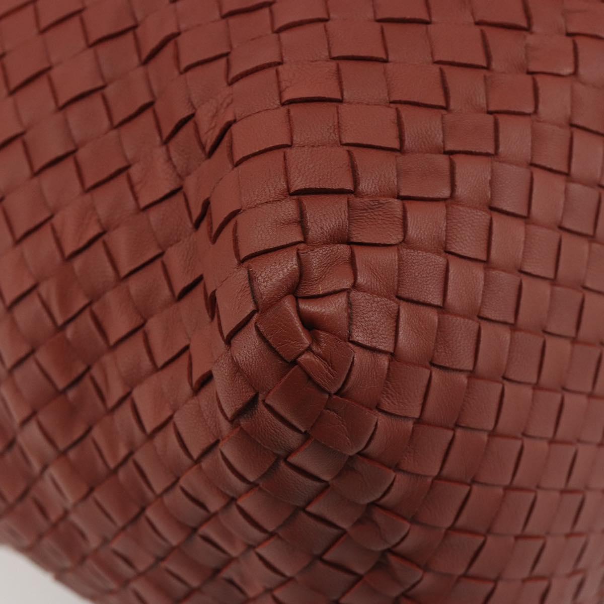 BOTTEGA VENETA INTRECCIATO Tote Bag Leather Brown Auth 196054V