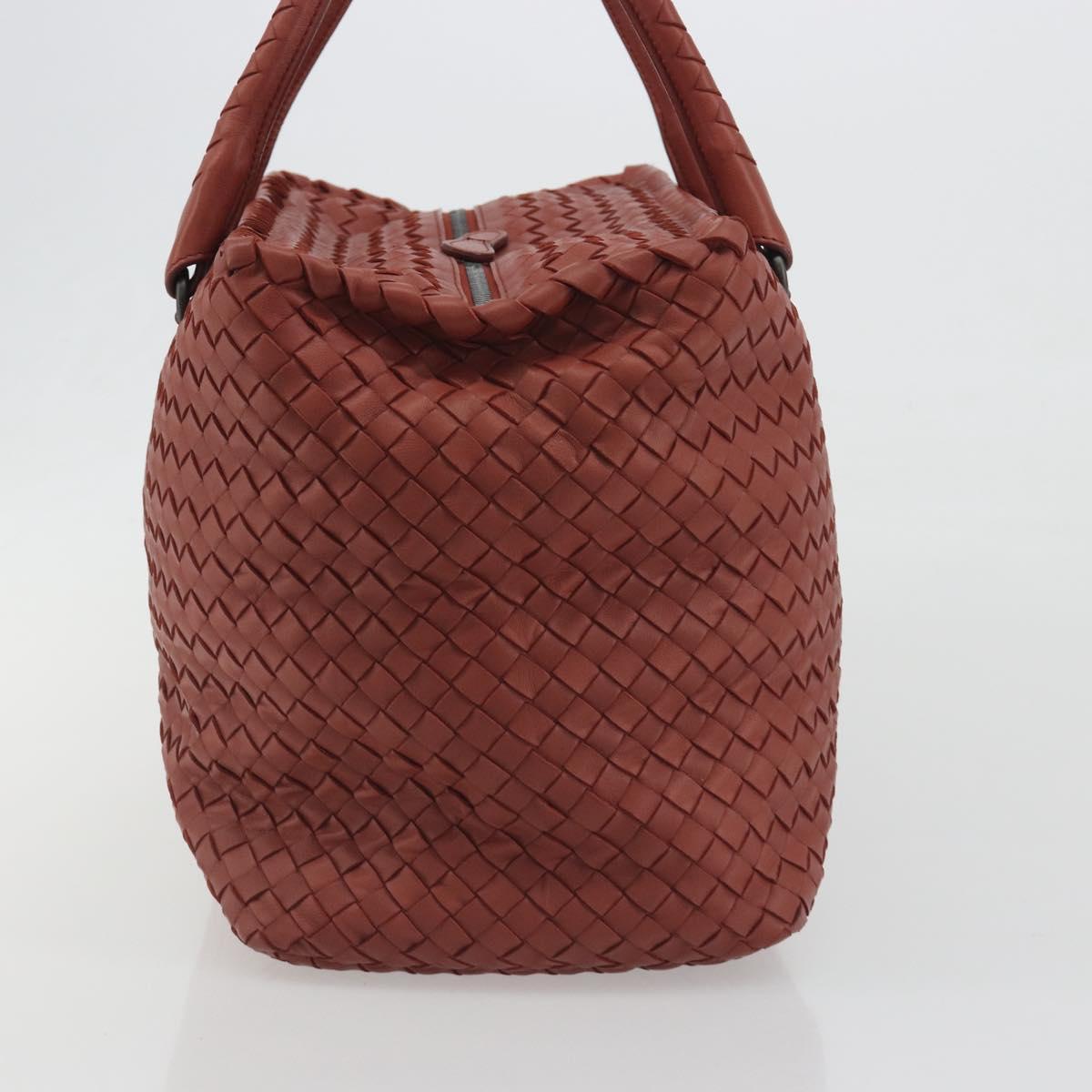 BOTTEGA VENETA INTRECCIATO Tote Bag Leather Brown Auth 196054V