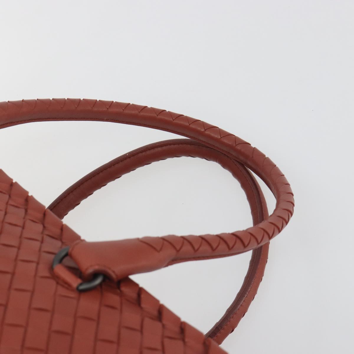 BOTTEGA VENETA INTRECCIATO Tote Bag Leather Brown Auth 196054V