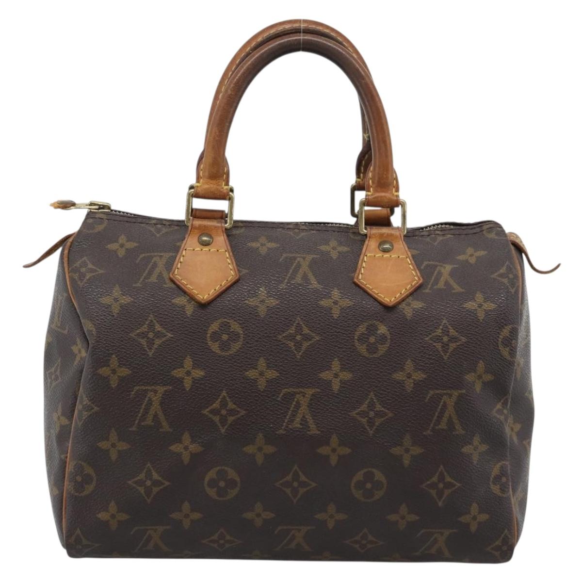 LOUIS VUITTON Monogram Speedy 25 Hand Bag M41528 LV Auth 196058