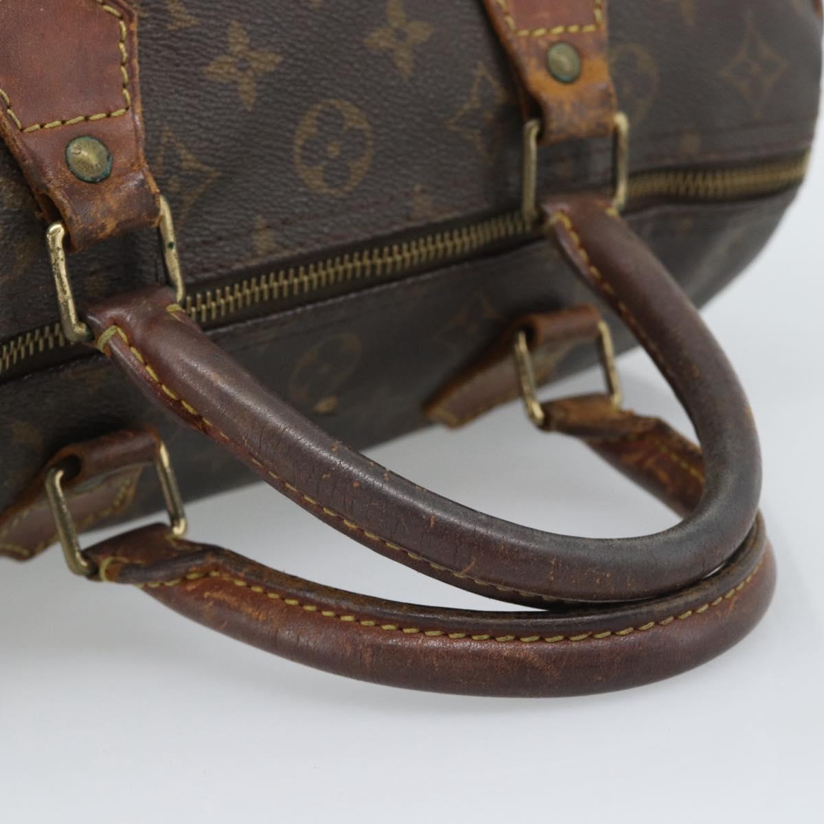 LOUIS VUITTON Monogram Speedy 30 Hand Bag M41526 LV Auth 196059