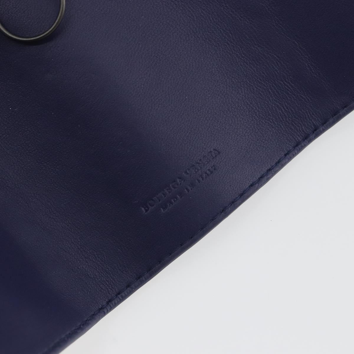 BOTTEGA VENETA INTRECCIATO Key Case Leather Navy Auth 196068V