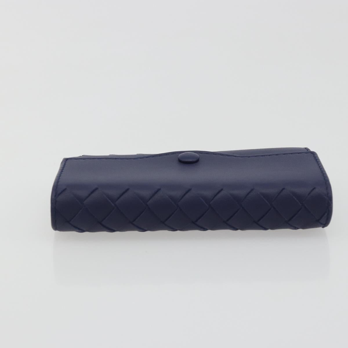 BOTTEGA VENETA INTRECCIATO Key Case Leather Navy Auth 196068V