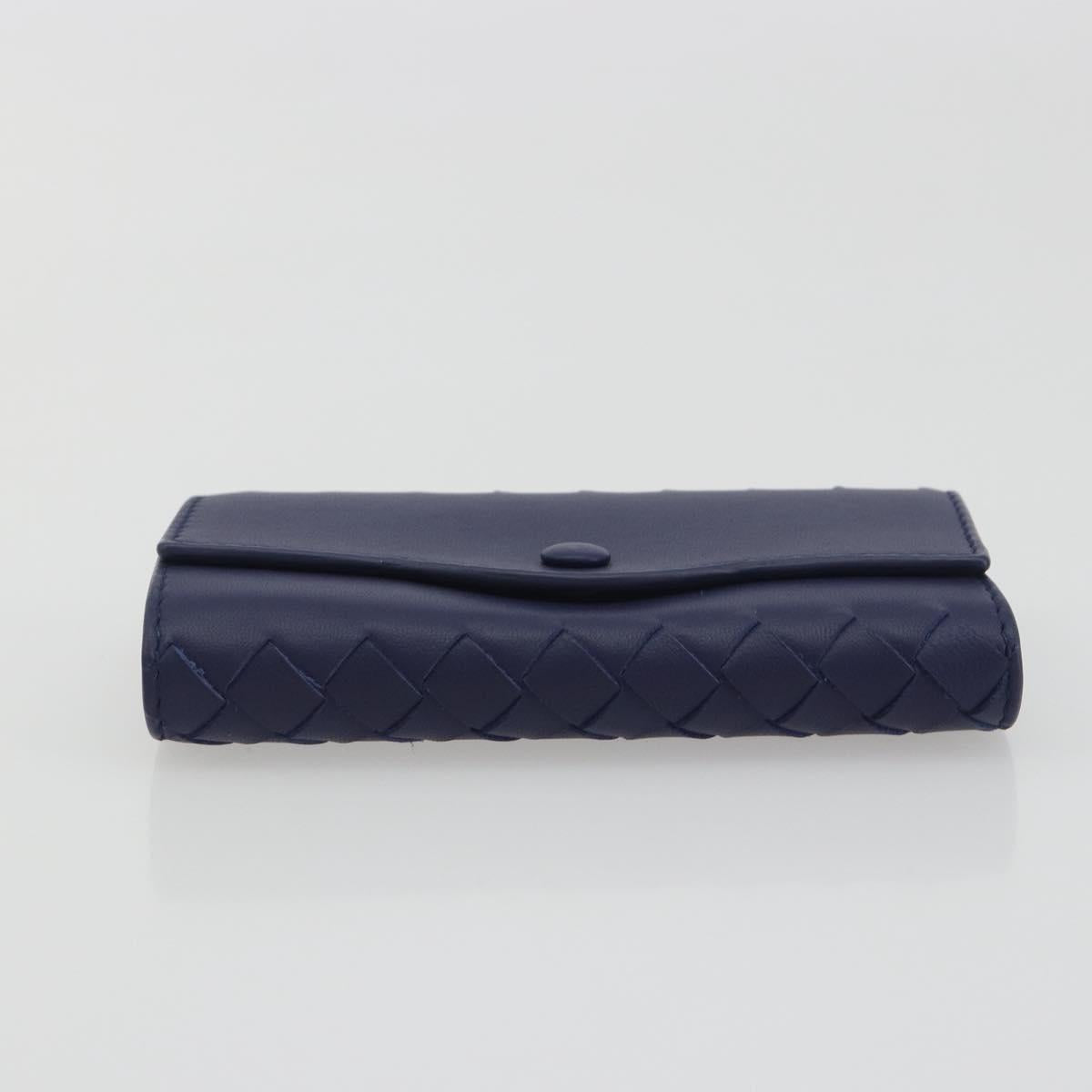 BOTTEGA VENETA INTRECCIATO Key Case Leather Navy Auth 196068V