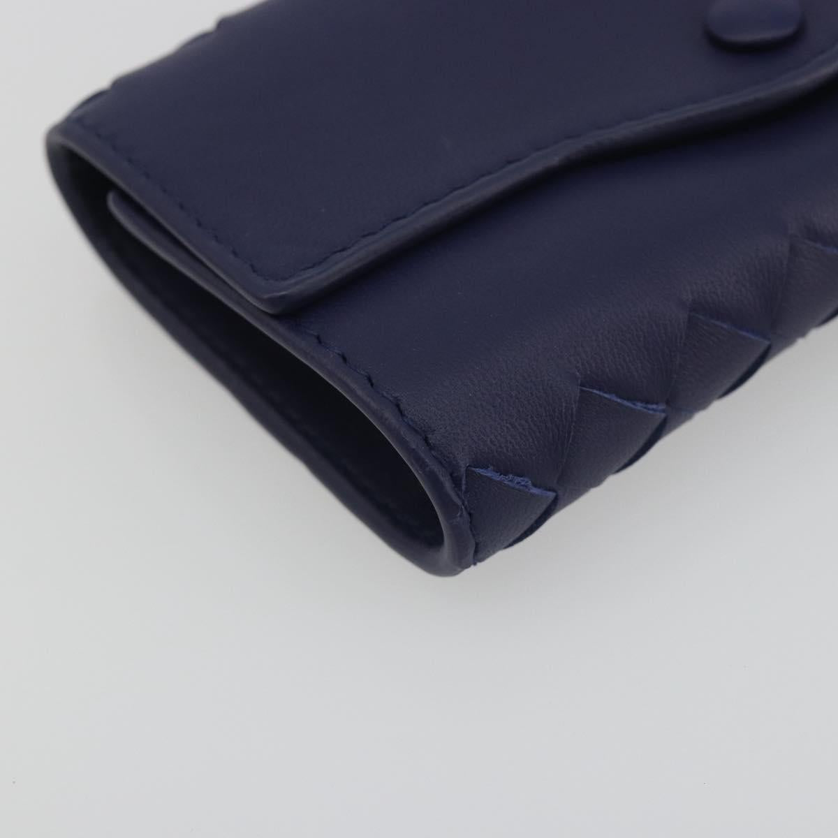 BOTTEGA VENETA INTRECCIATO Key Case Leather Navy Auth 196068V