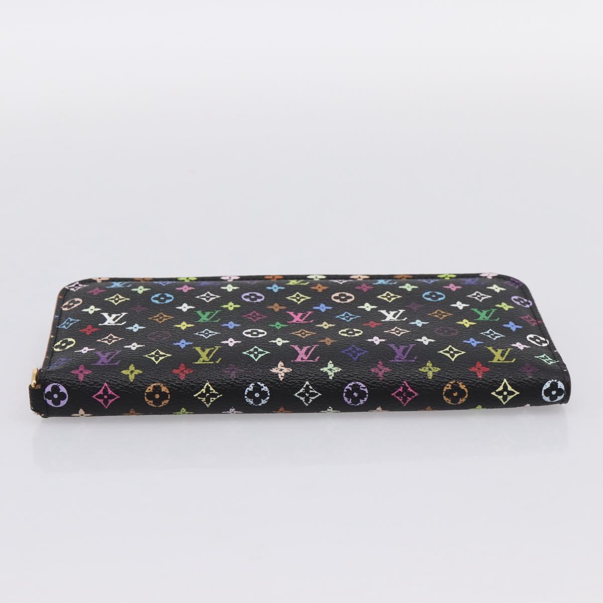 LOUIS VUITTON Multicolor PortefeuilleInsolite Wallet Black M60271 Auth 196074V
