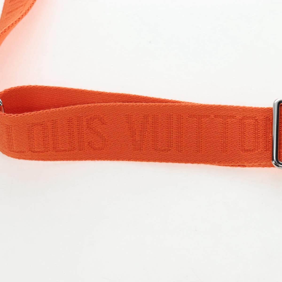 LOUIS VUITTON Keepall XS Shoulder Bag Leather Orange M81004 LV Auth 196076M