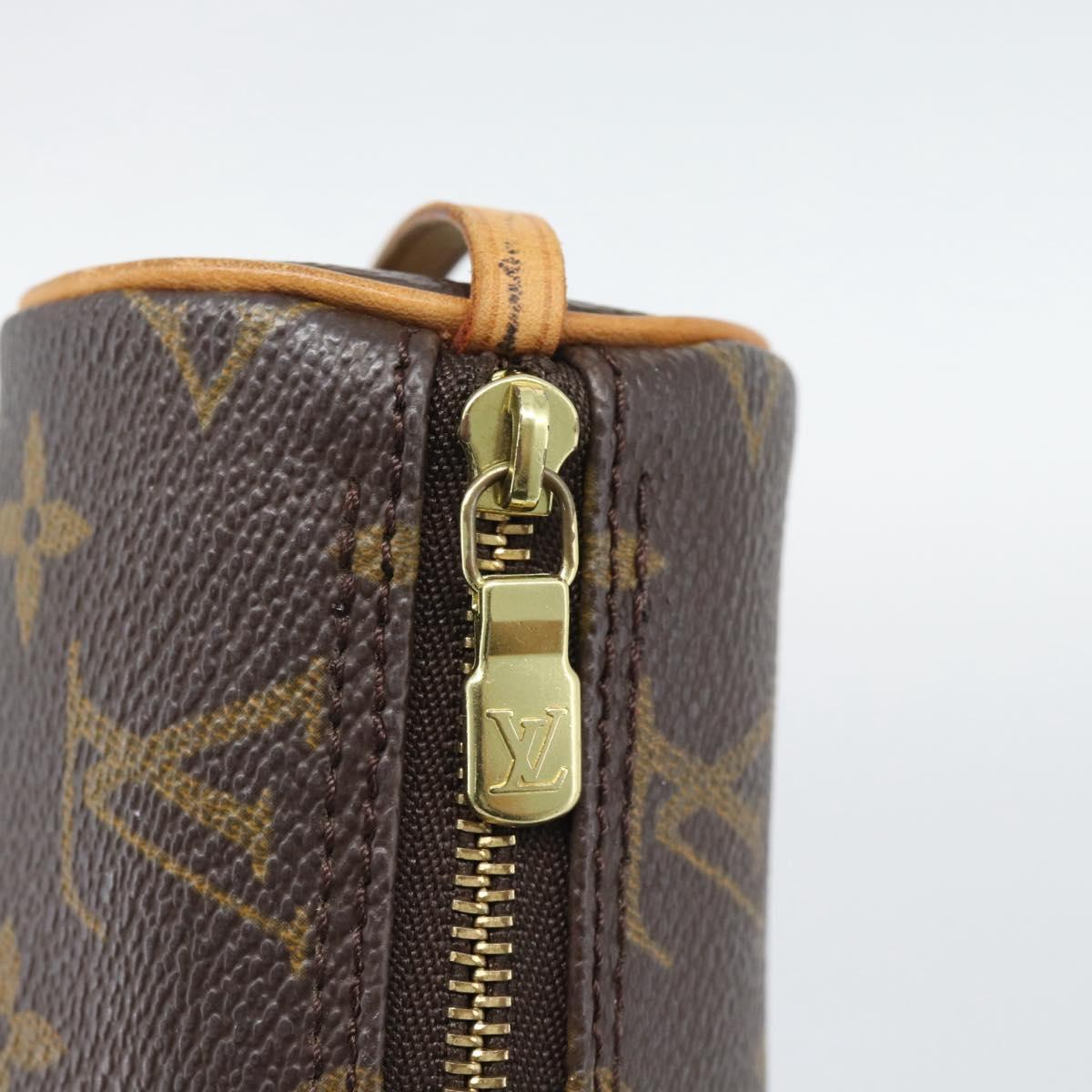 LOUIS VUITTON Monogram Papillon Pouch LV Auth 196082