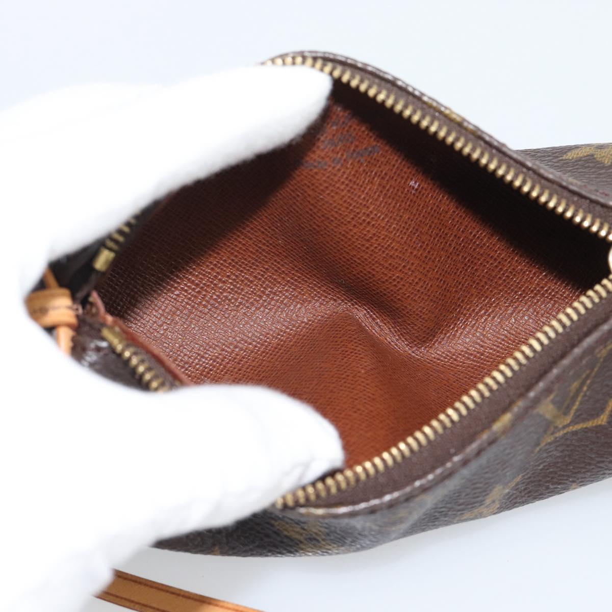 LOUIS VUITTON Monogram Papillon Pouch LV Auth 196082