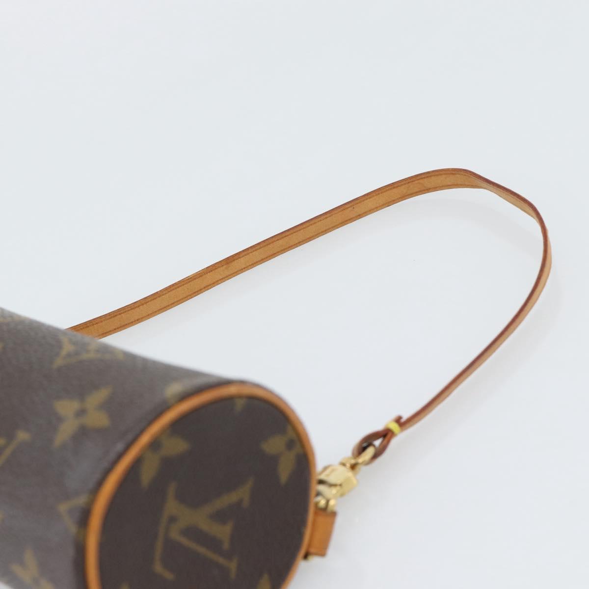 LOUIS VUITTON Monogram Papillon Pouch LV Auth 196082