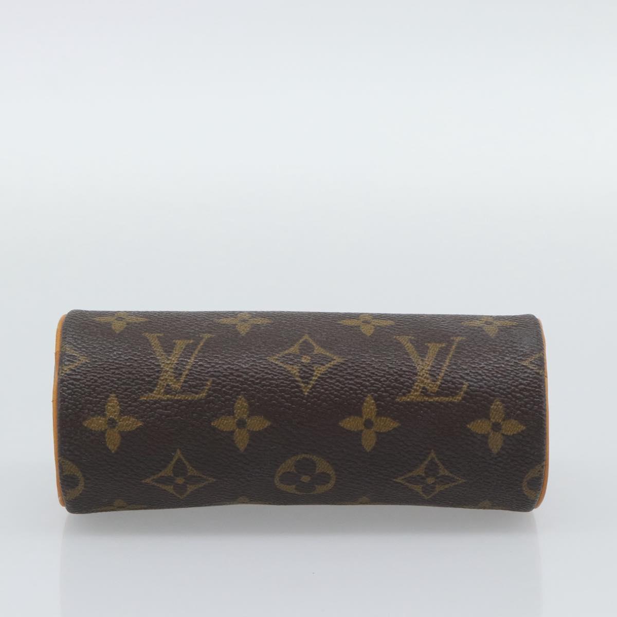 LOUIS VUITTON Monogram Papillon Pouch LV Auth 196082