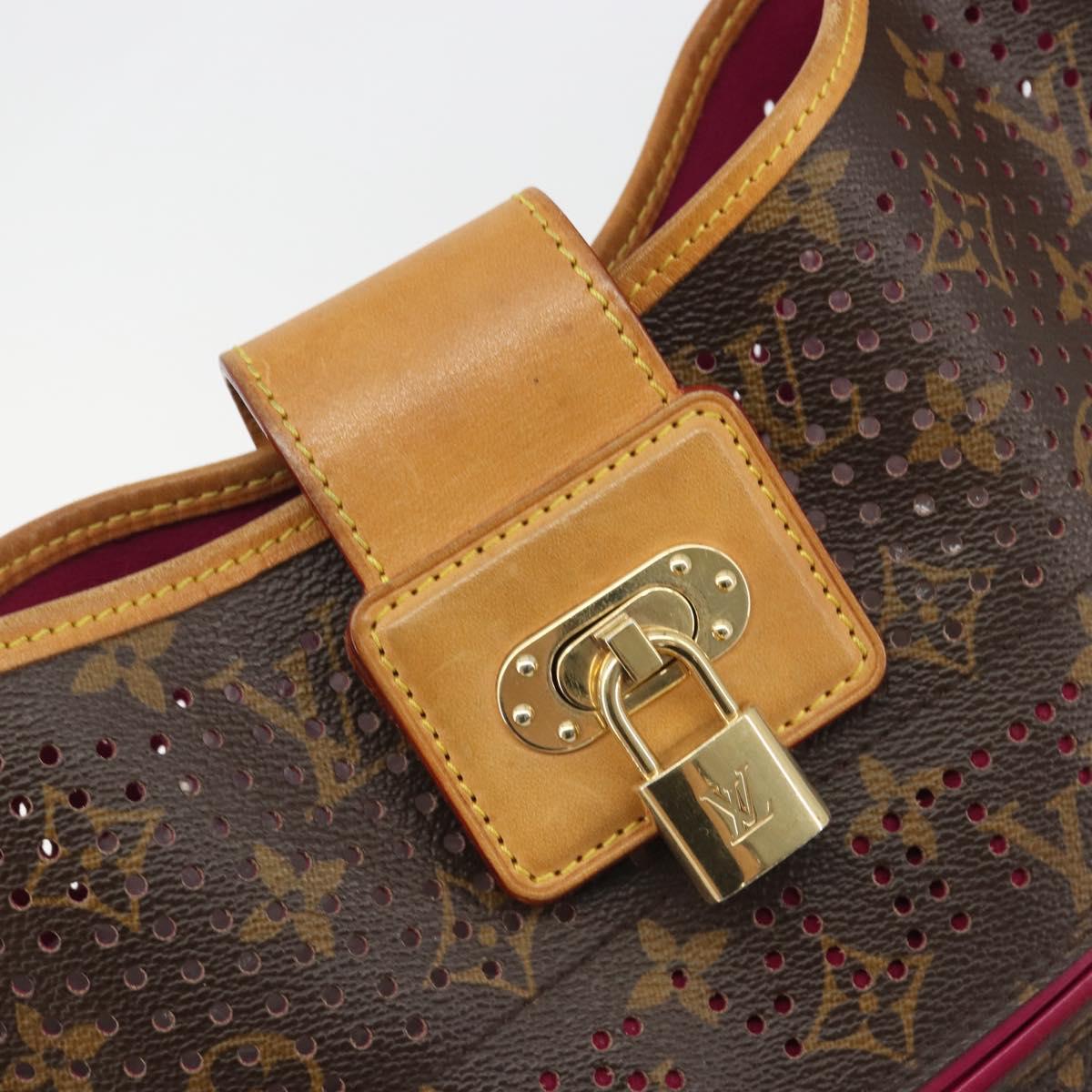 LOUIS VUITTON Monogram Perfo Musette Shoulder Bag Pink M95172 LV Auth 196087A