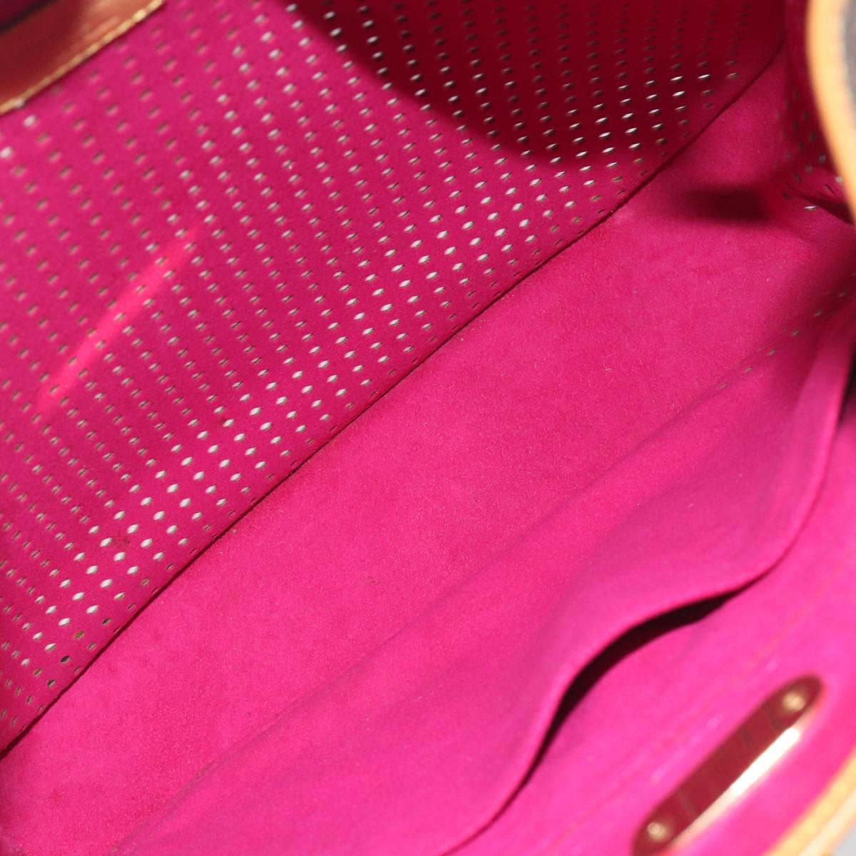 LOUIS VUITTON Monogram Perfo Musette Shoulder Bag Pink M95172 LV Auth 196087A