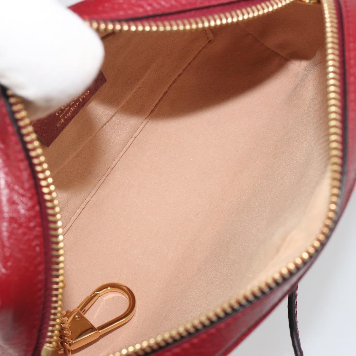 GUCCI Micro GG Supreme Doraemon Collaboration PVC Beige Gold 647784 Auth 196088M