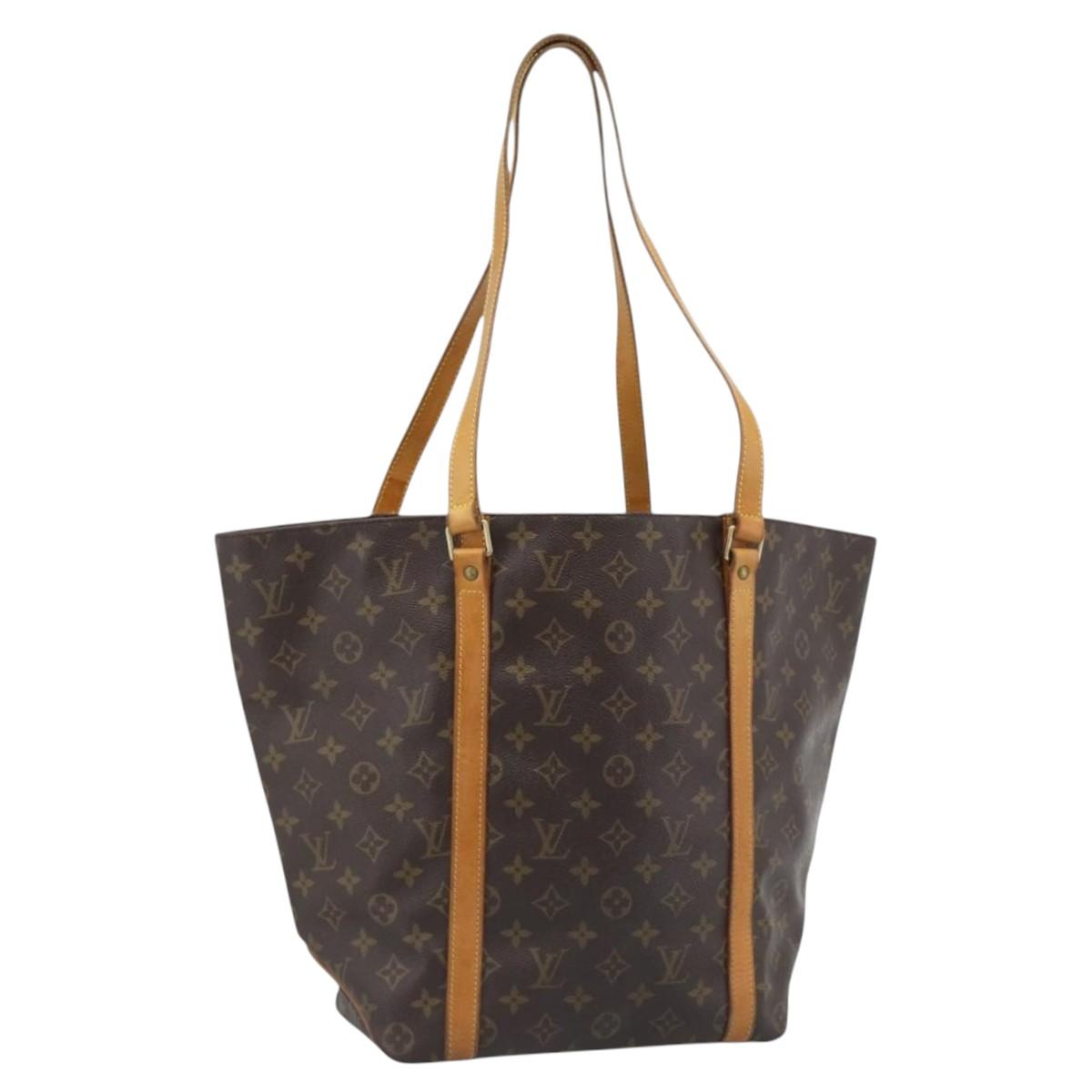 LOUIS VUITTON Monogram Sac Shopping Tote Bag M51108 LV Auth 196100A