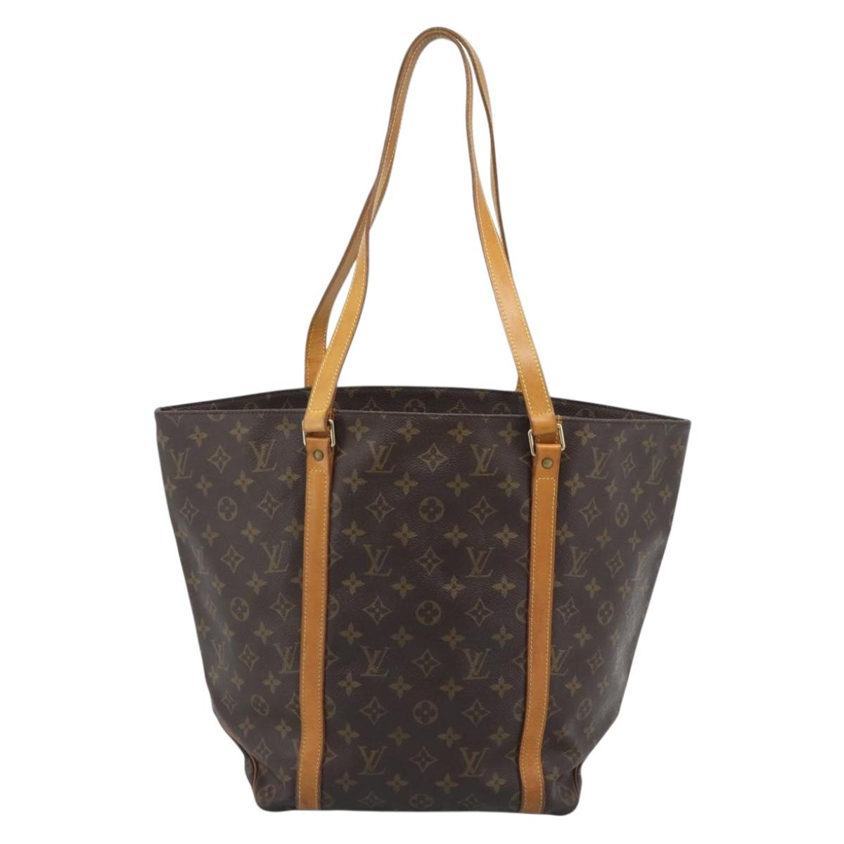 LOUIS VUITTON Monogram Sac Shopping Tote Bag M51108 LV Auth 196100A