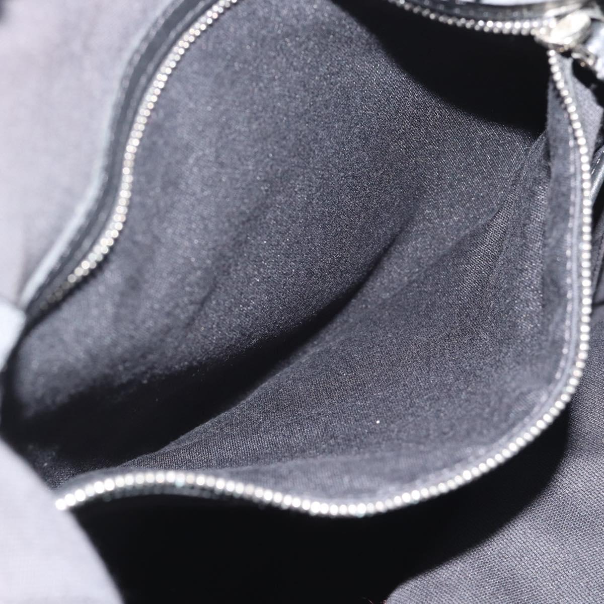VALENTINO Jamie Reid Tote Bag Canvas Black Silver Auth 196103