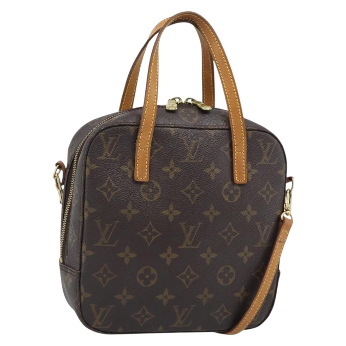 LOUIS VUITTON Monogram Spontini Hand Bag M47500 LV Auth 196112