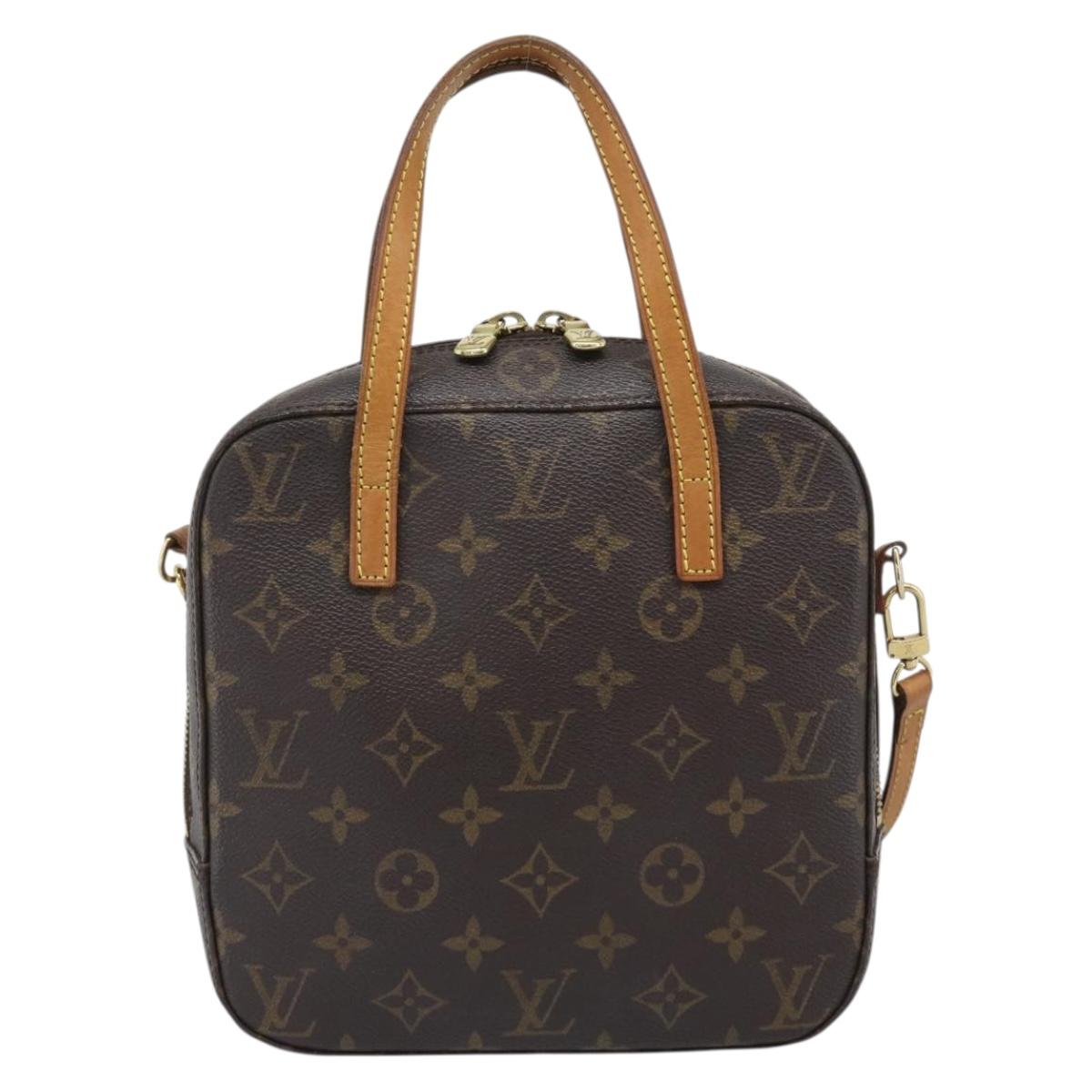 LOUIS VUITTON Monogram Spontini Hand Bag M47500 LV Auth 196112
