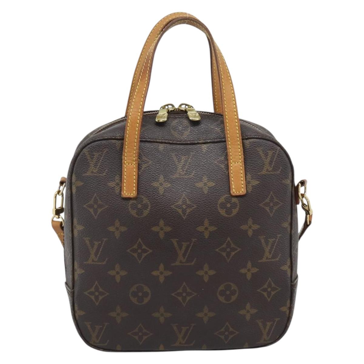 LOUIS VUITTON Monogram Spontini Hand Bag M47500 LV Auth 196112