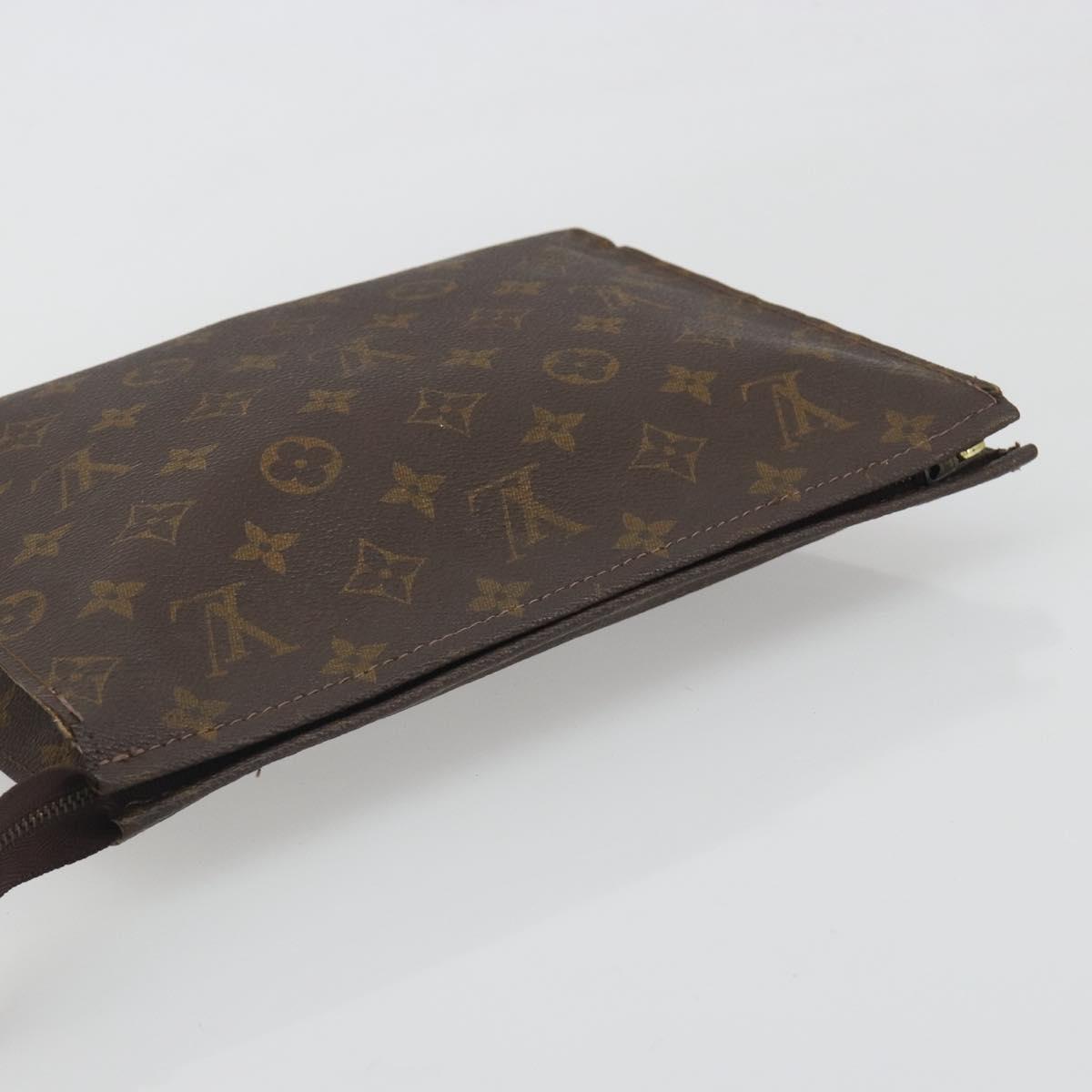 LOUIS VUITTON Monogram Poche Toilette 26 Pouch M47542 LV Auth 196116