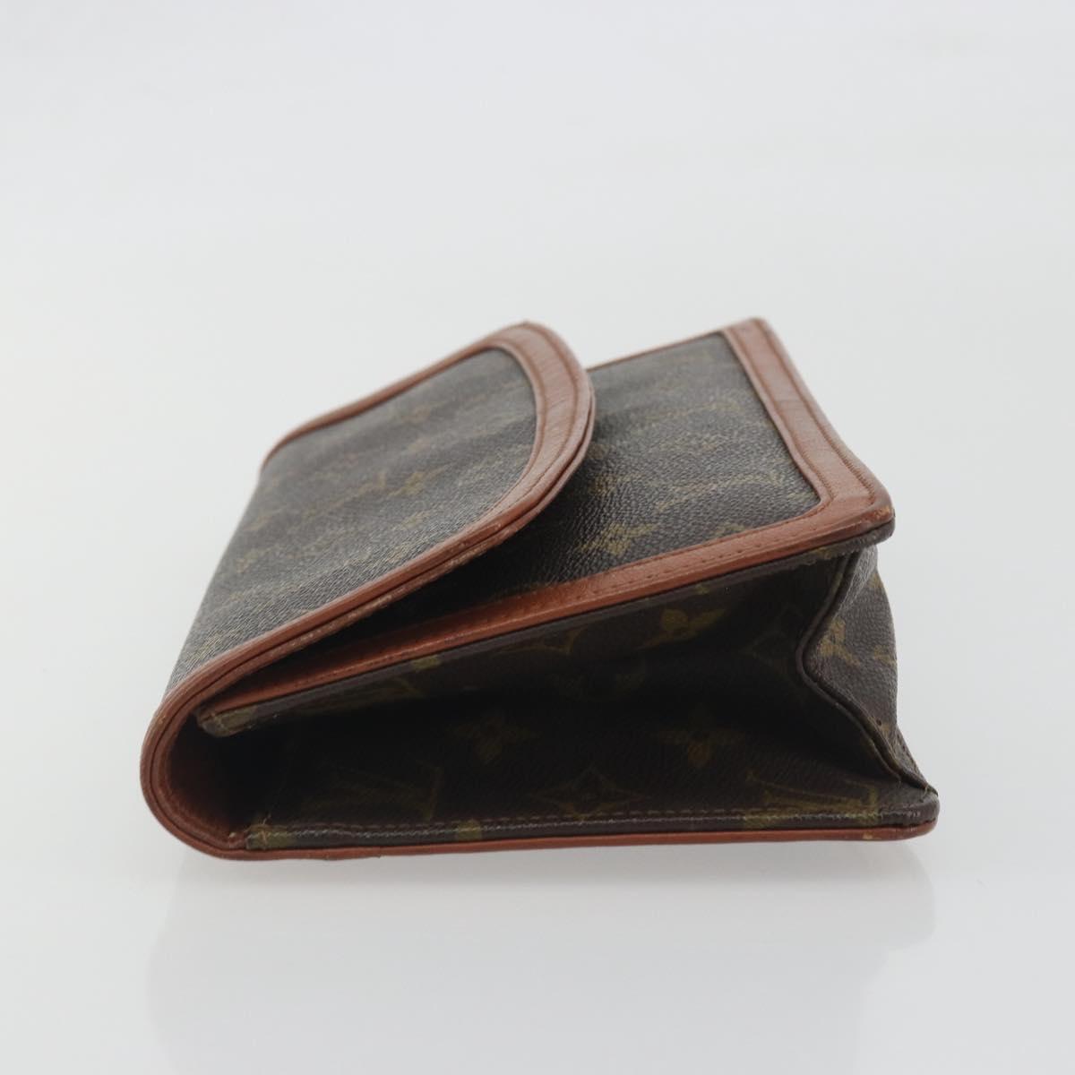 LOUIS VUITTON Monogram Pochette Dam PM Clutch Bag M51812 LV Auth 196134