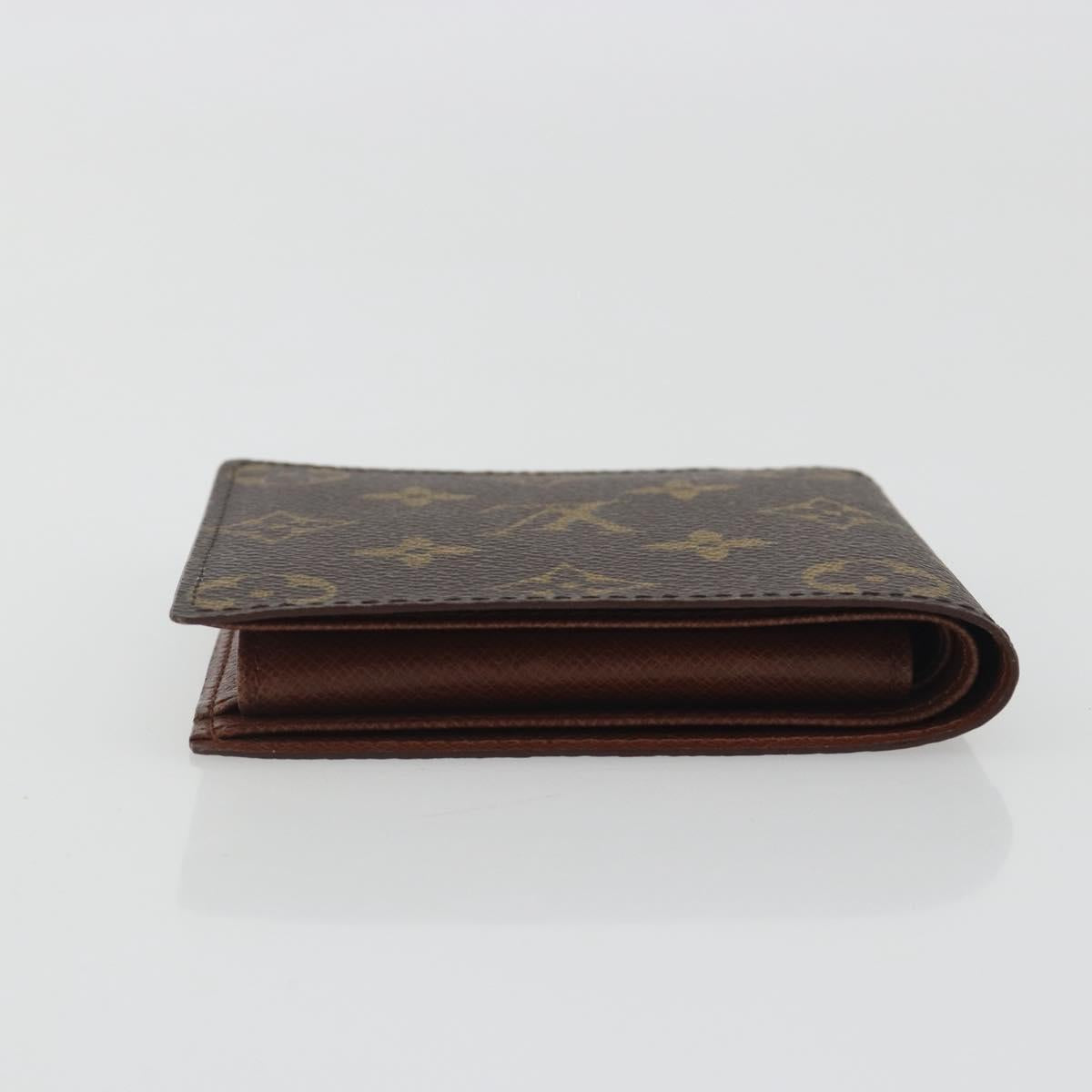 LOUIS VUITTON Monogram Portefeuille Marco Bifold Wallet M61675 LV Auth 196137