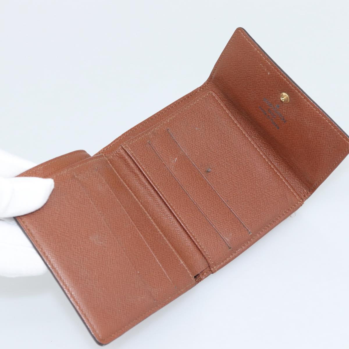 LOUIS VUITTON Monogram Porte Monnaie Bier Cartes Crdit M61652 LV Auth 196138