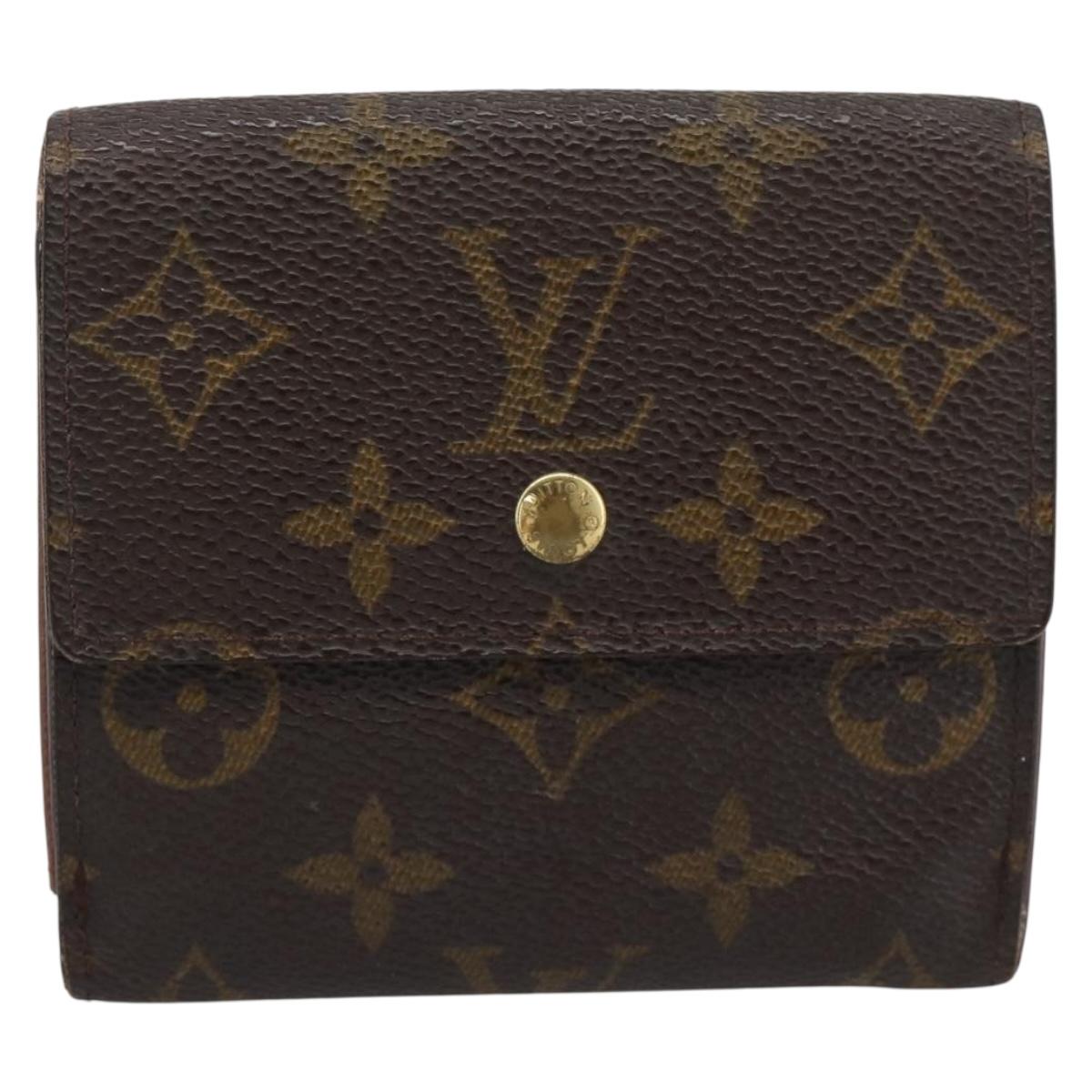 LOUIS VUITTON Monogram Porte Monnaie Bier Cartes Crdit M61652 LV Auth 196138