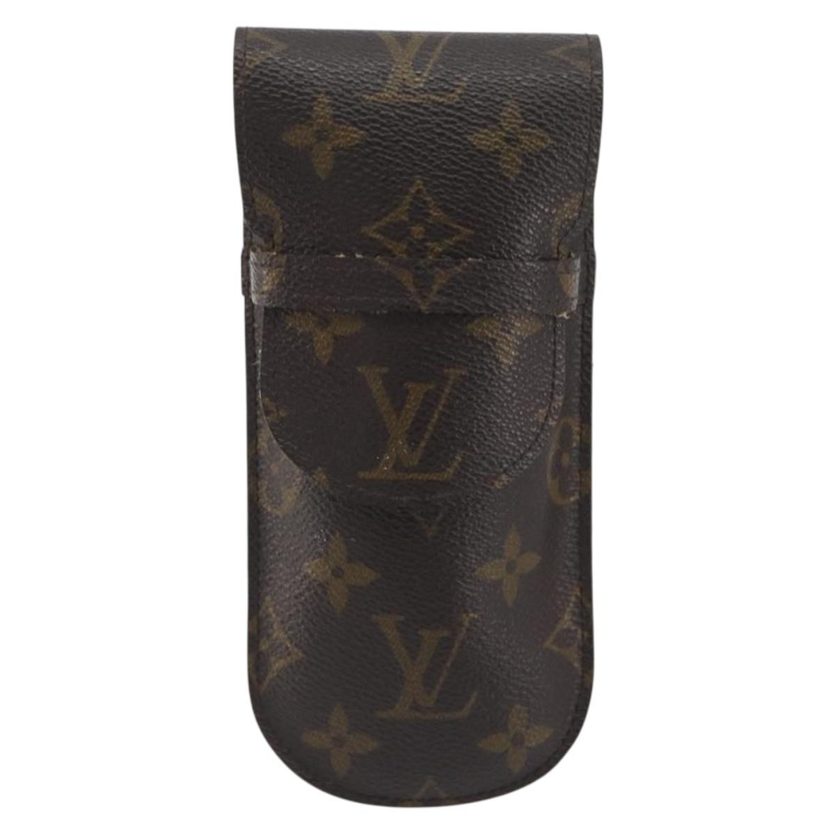 LOUIS VUITTON Monogram Etui a Lunettes Rabat Glasses Case M62970 LV Auth 196139