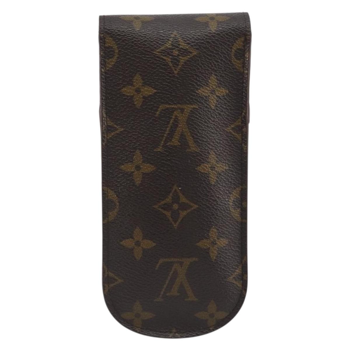 LOUIS VUITTON Monogram Etui a Lunettes Rabat Glasses Case M62970 LV Auth 196139