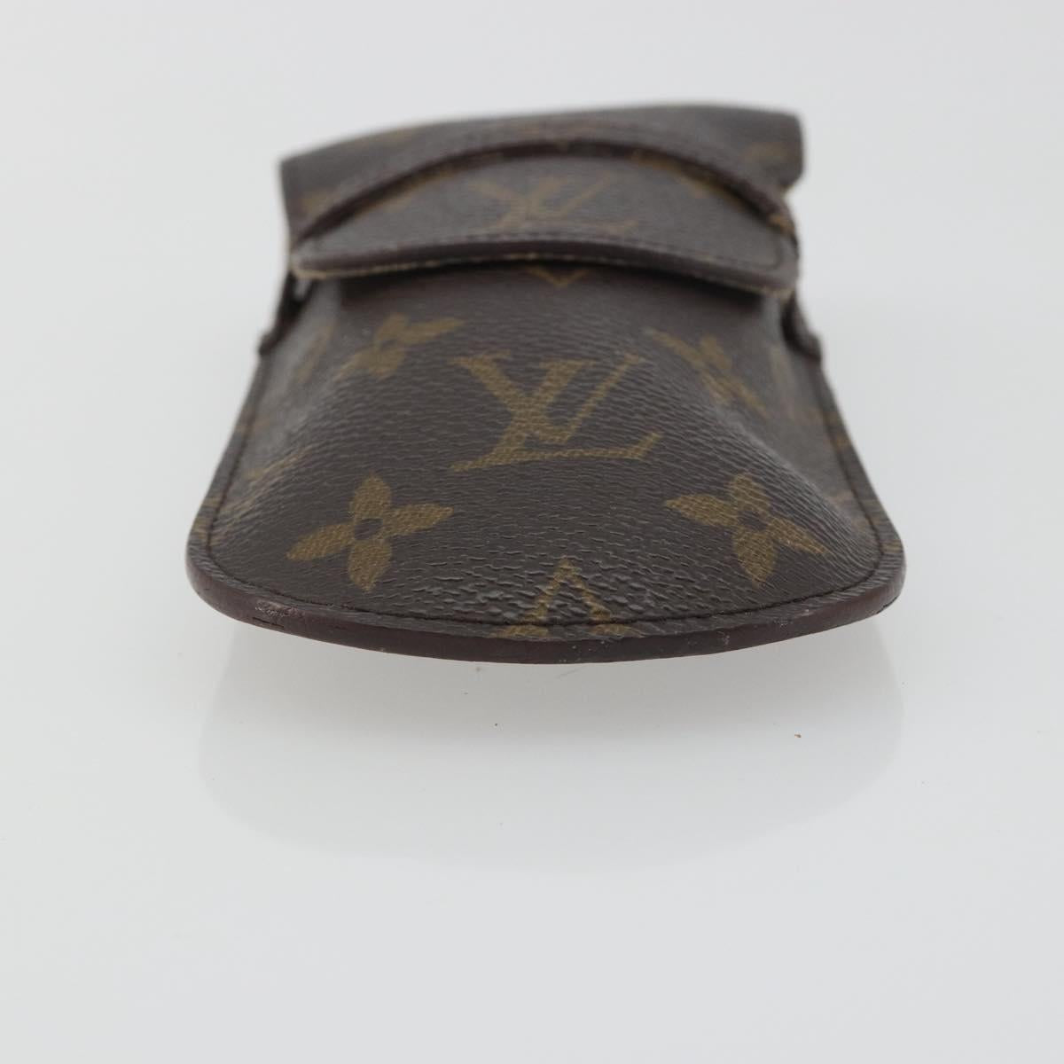LOUIS VUITTON Monogram Etui a Lunettes Rabat Glasses Case M62970 LV Auth 196139