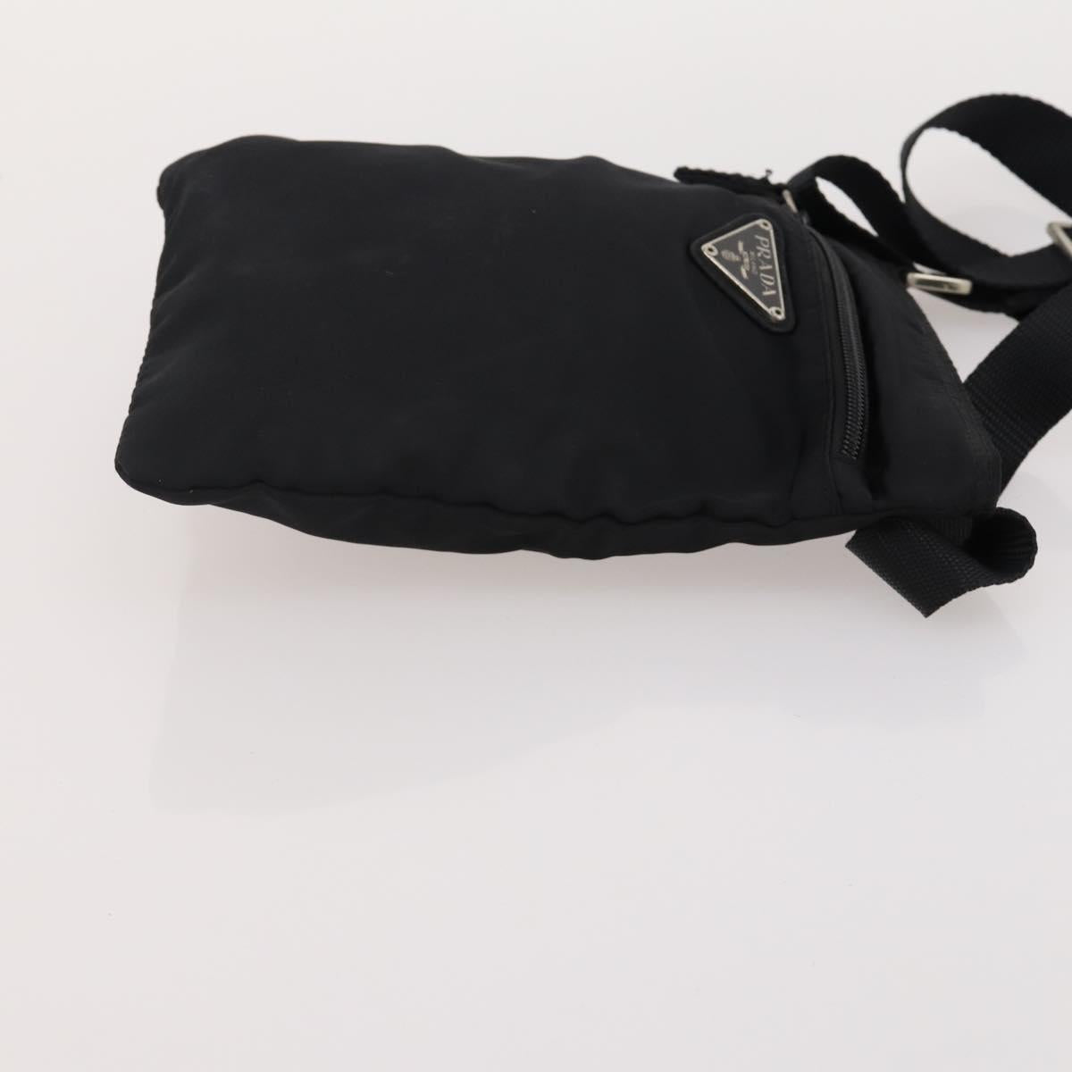 PRADA Shoulder Bag Nylon 4 Set Brown Black Auth 196164