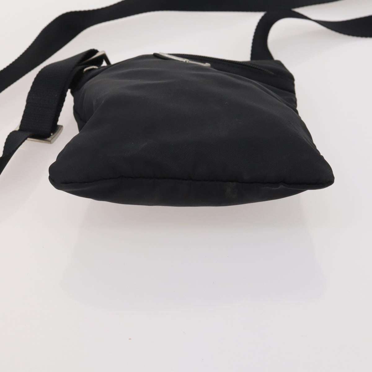PRADA Shoulder Bag Nylon 4 Set Brown Black Auth 196164