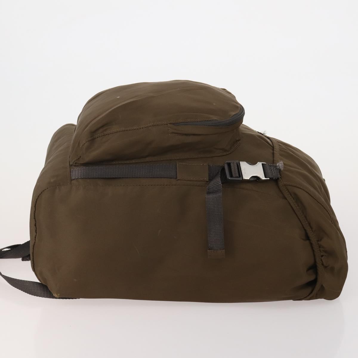 PRADA Shoulder Bag Nylon 4 Set Brown Black Auth 196164