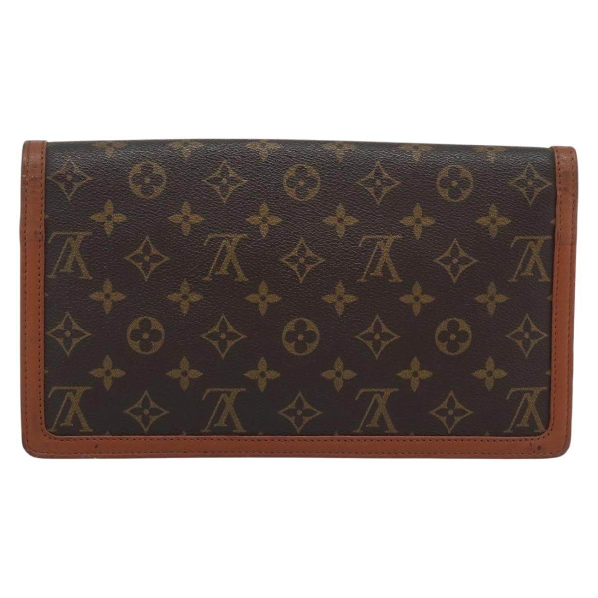 LOUIS VUITTON Monogram Pochette Dam Clutch Bag M51810 LV Auth 196174