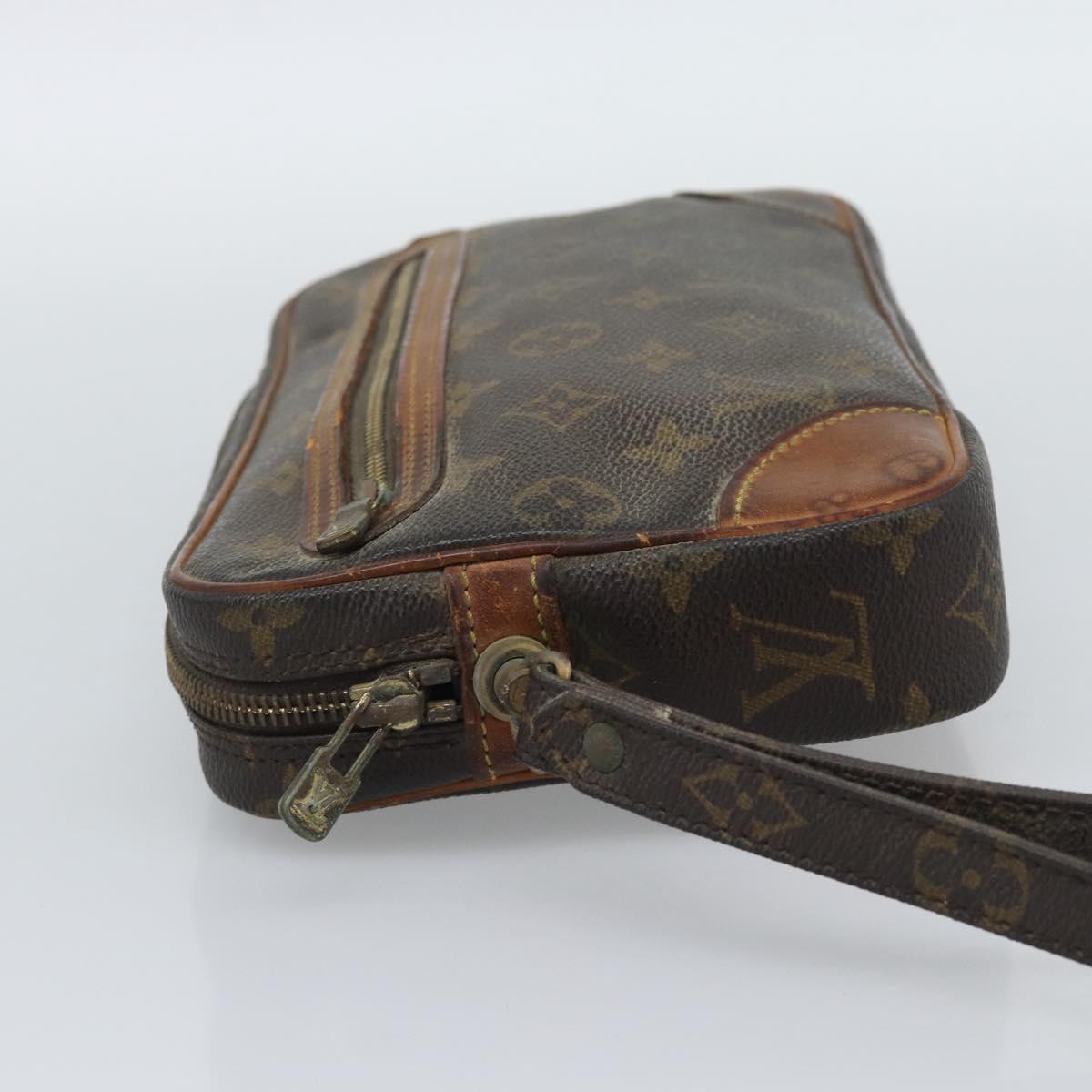 LOUIS VUITTON Monogram Marly Dragonne GM Clutch Bag M51825 LV Auth 196178