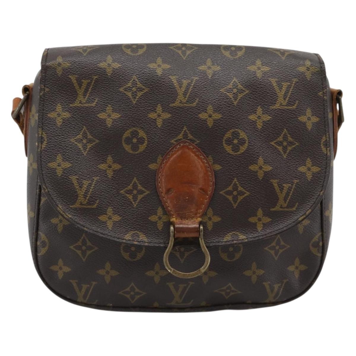 LOUIS VUITTON Monogram Saint Cloud GM Shoulder Bag M51242 LV Auth 196181