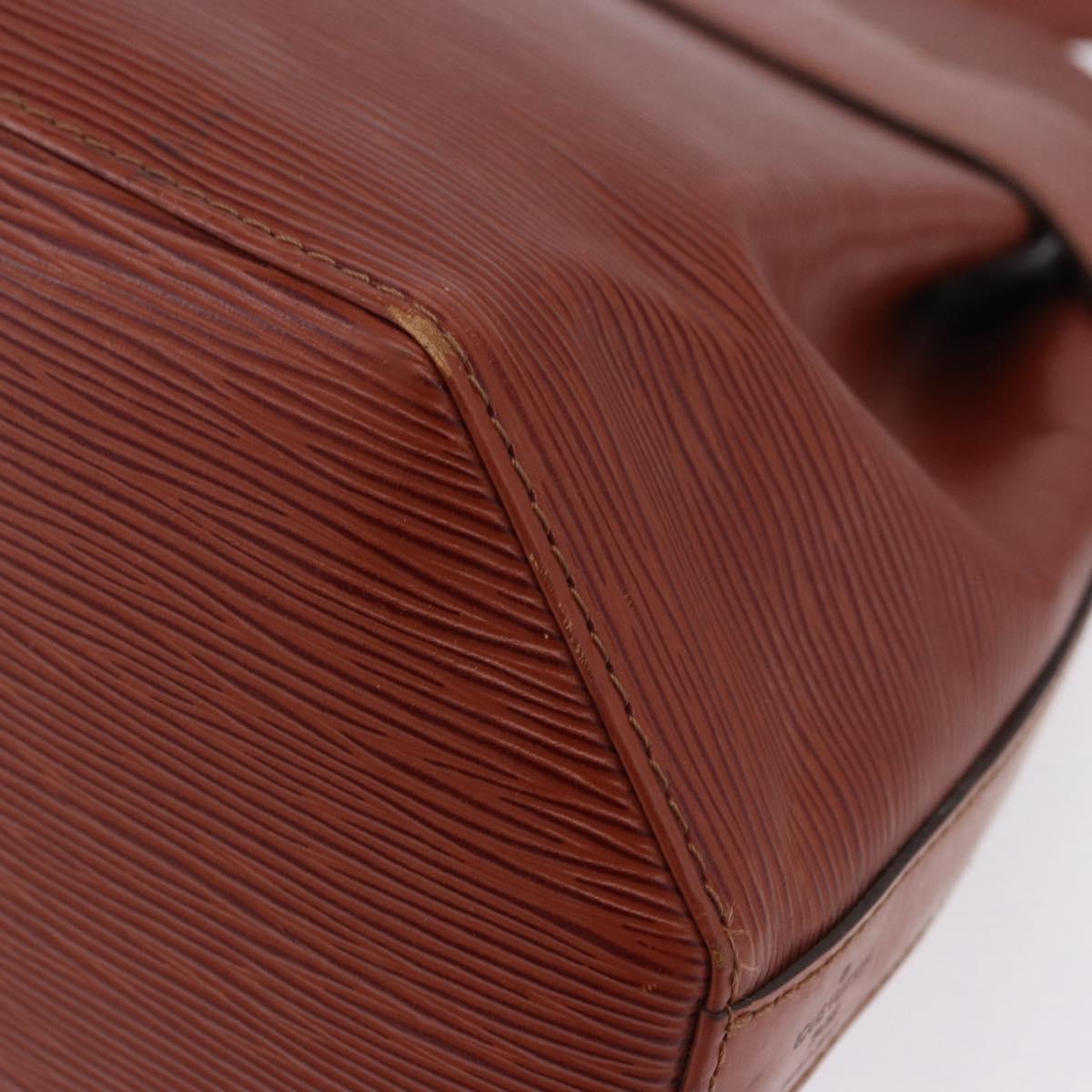 LOUIS VUITTON Epi Sac de Paul PM Shoulder Bag Brown M80203 LV Auth 196182