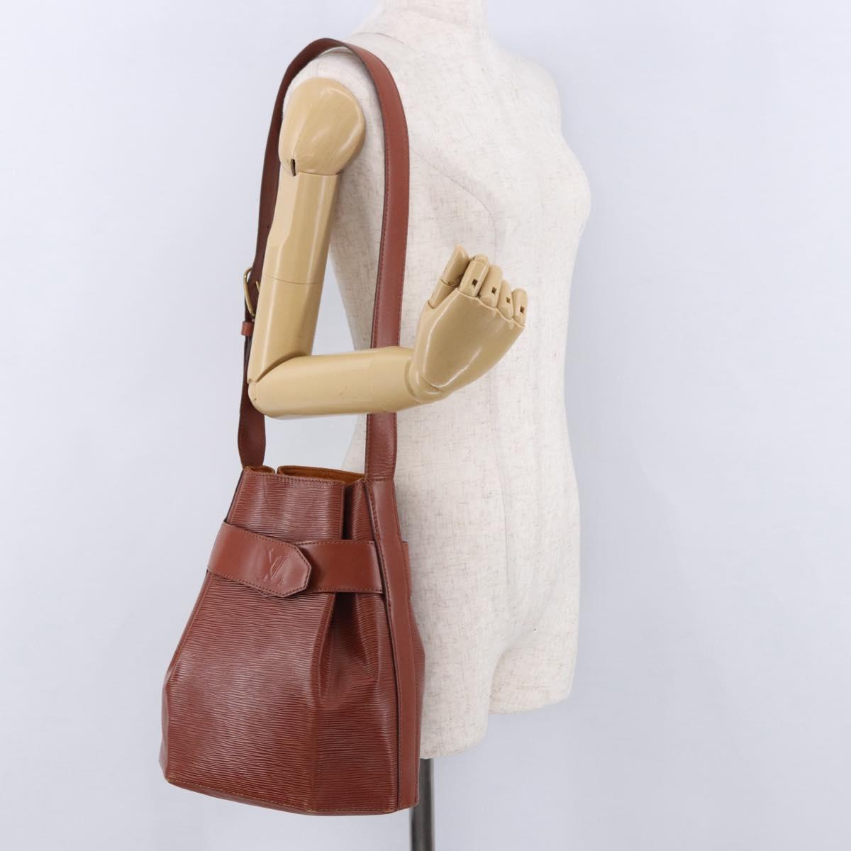 LOUIS VUITTON Epi Sac de Paul PM Shoulder Bag Brown M80203 LV Auth 196182