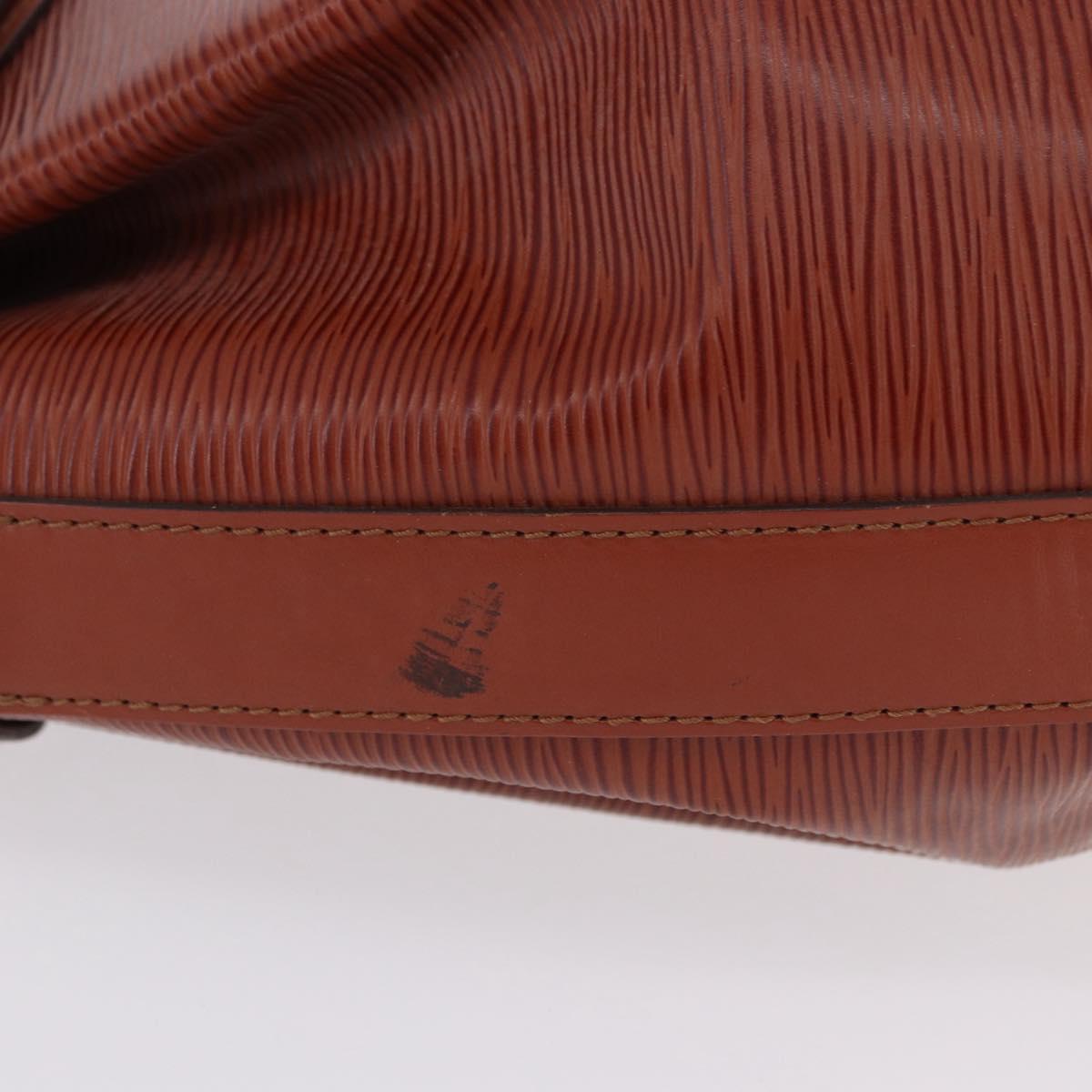 LOUIS VUITTON Epi Sac de Paul PM Shoulder Bag Brown M80203 LV Auth 196182