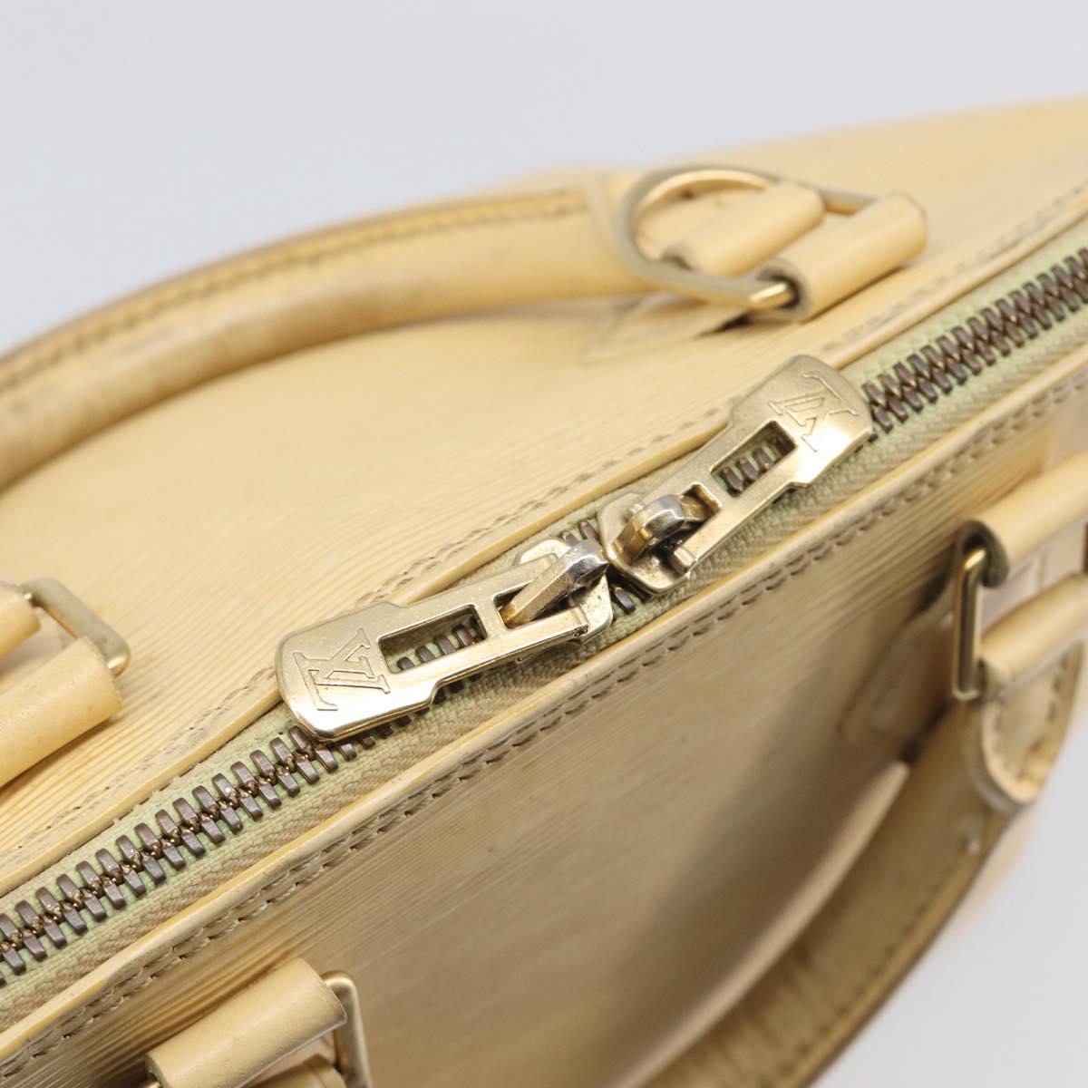 LOUIS VUITTON Epi Alma Hand Bag Vanilla M5214A LV Auth 196188