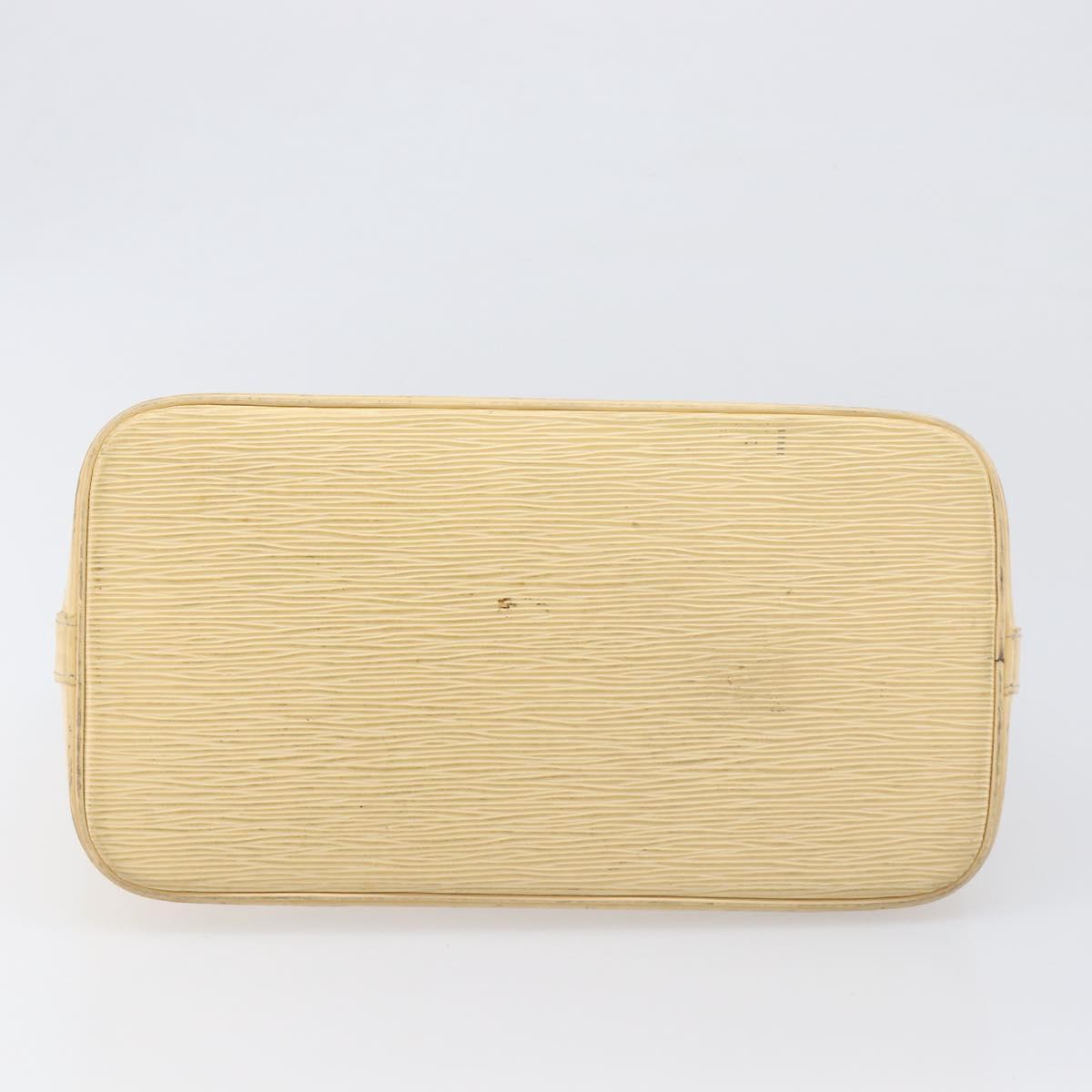 LOUIS VUITTON Epi Alma Hand Bag Vanilla M5214A LV Auth 196188