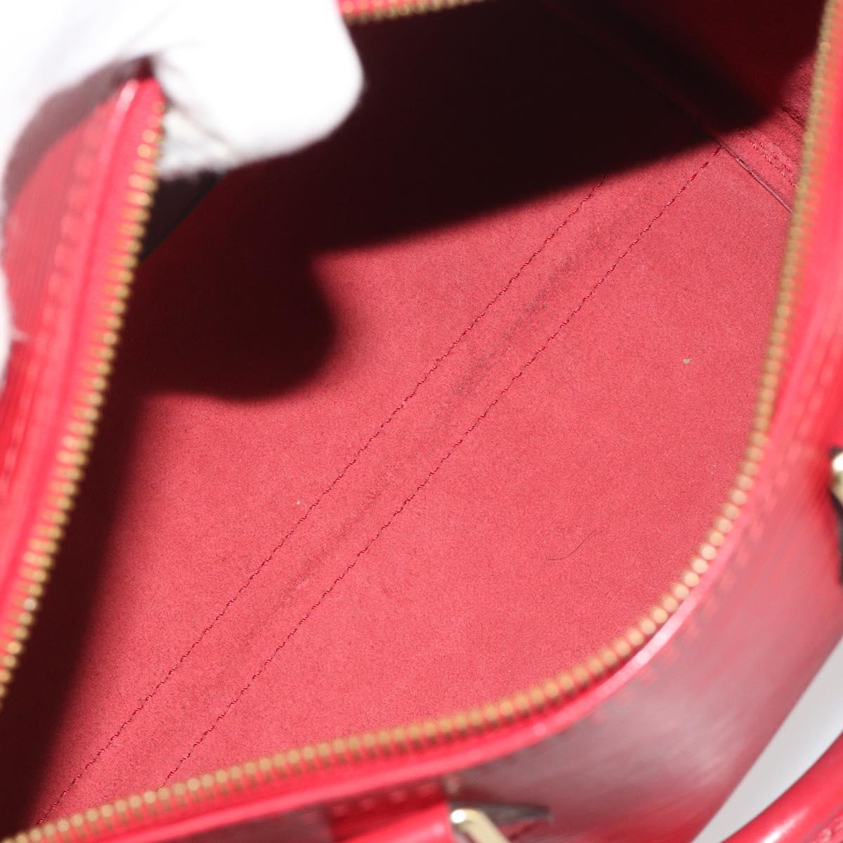 LOUIS VUITTON Epi Speedy 25 Hand Bag Castilian Red M43017 LV Auth 196189A