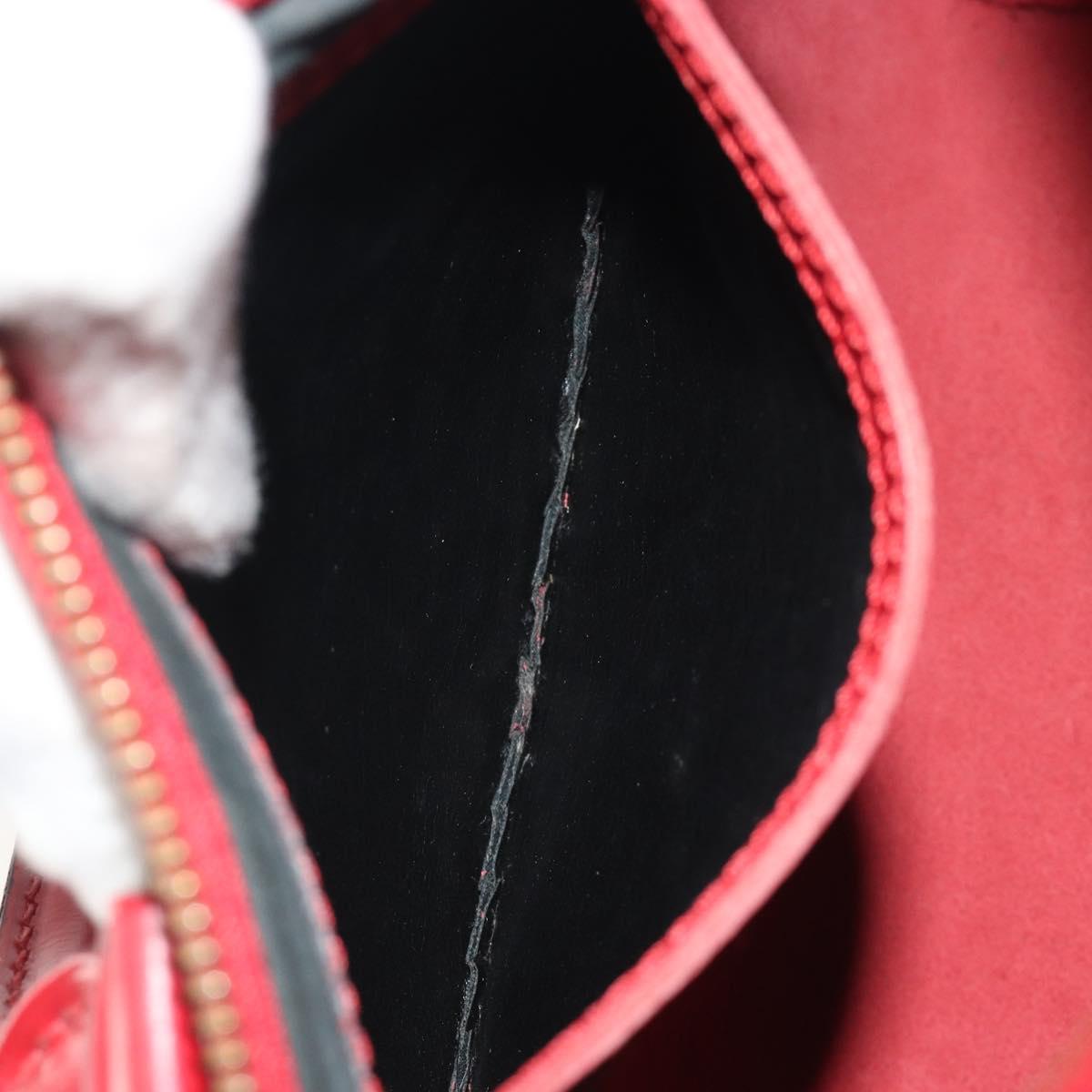 LOUIS VUITTON Epi Speedy 25 Hand Bag Castilian Red M43017 LV Auth 196189A