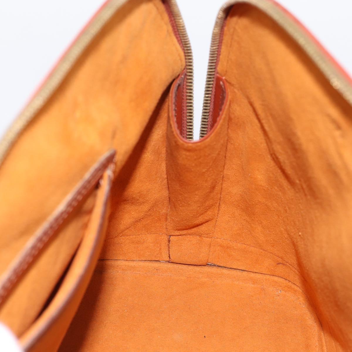 LOUIS VUITTON Epi Alma Hand Bag Brown M52143 LV Auth 196190