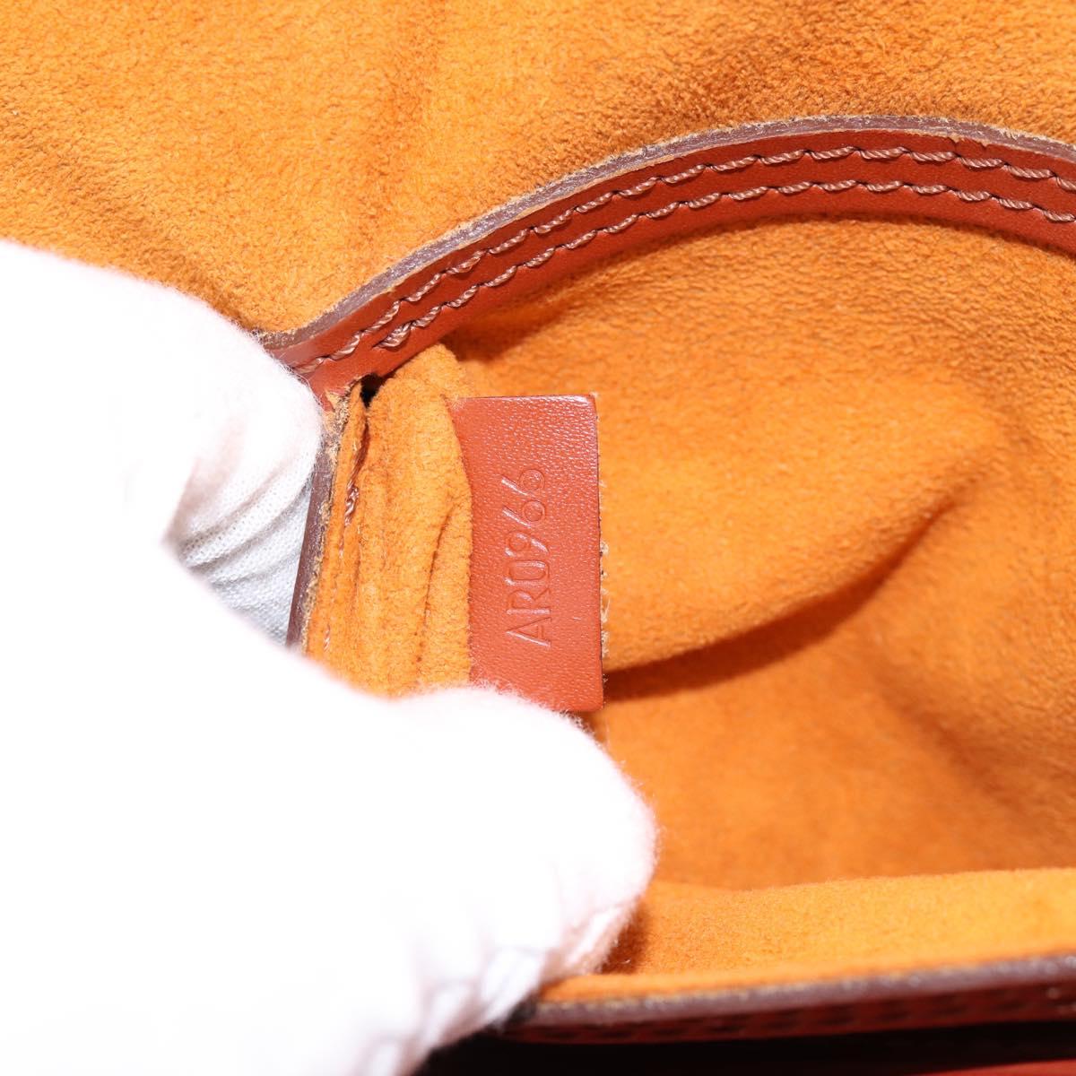 LOUIS VUITTON Epi Alma Hand Bag Brown M52143 LV Auth 196190