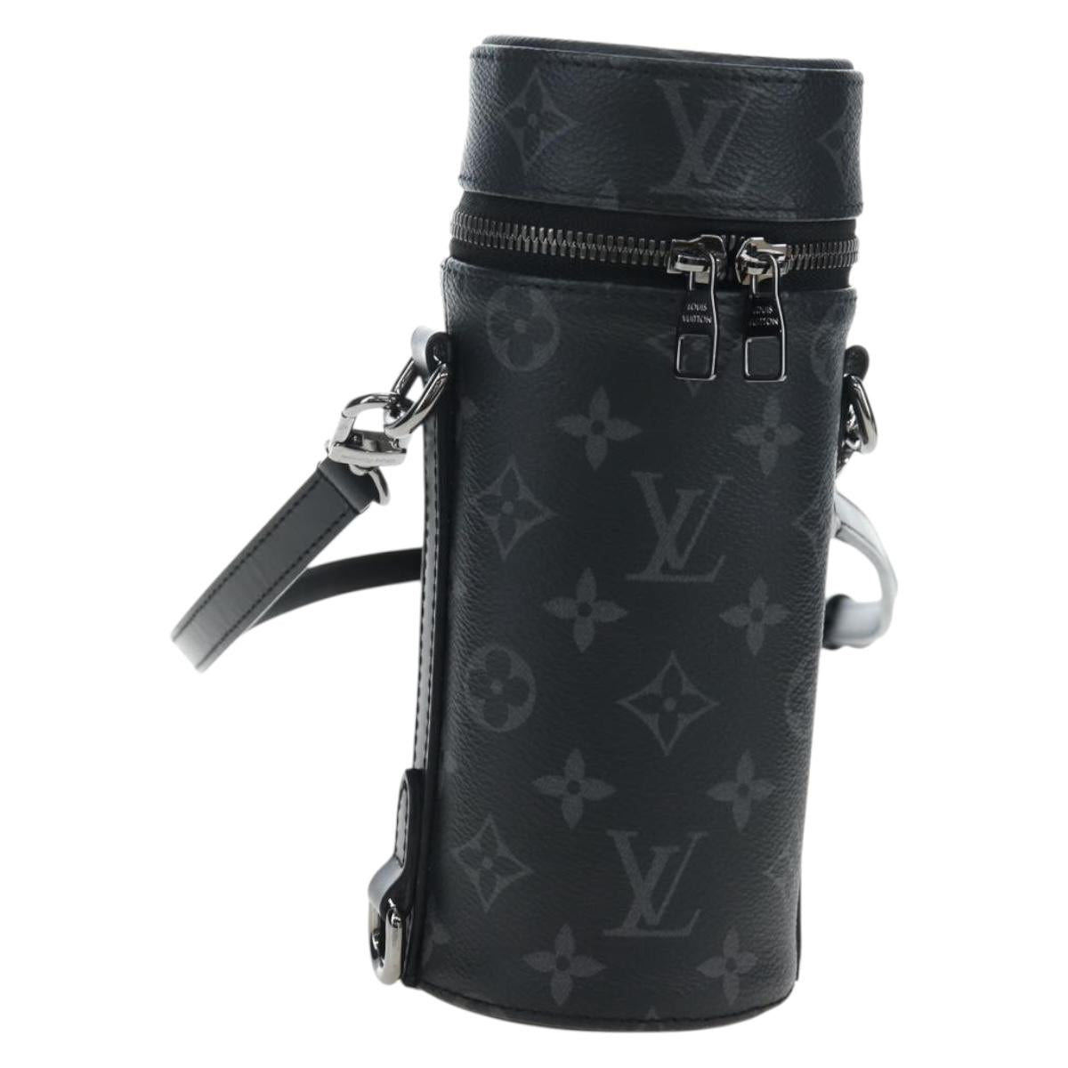 LOUIS VUITTON Monogram Eclipse Bottle Holder Porte Boutille GI0398 Auth 196192V